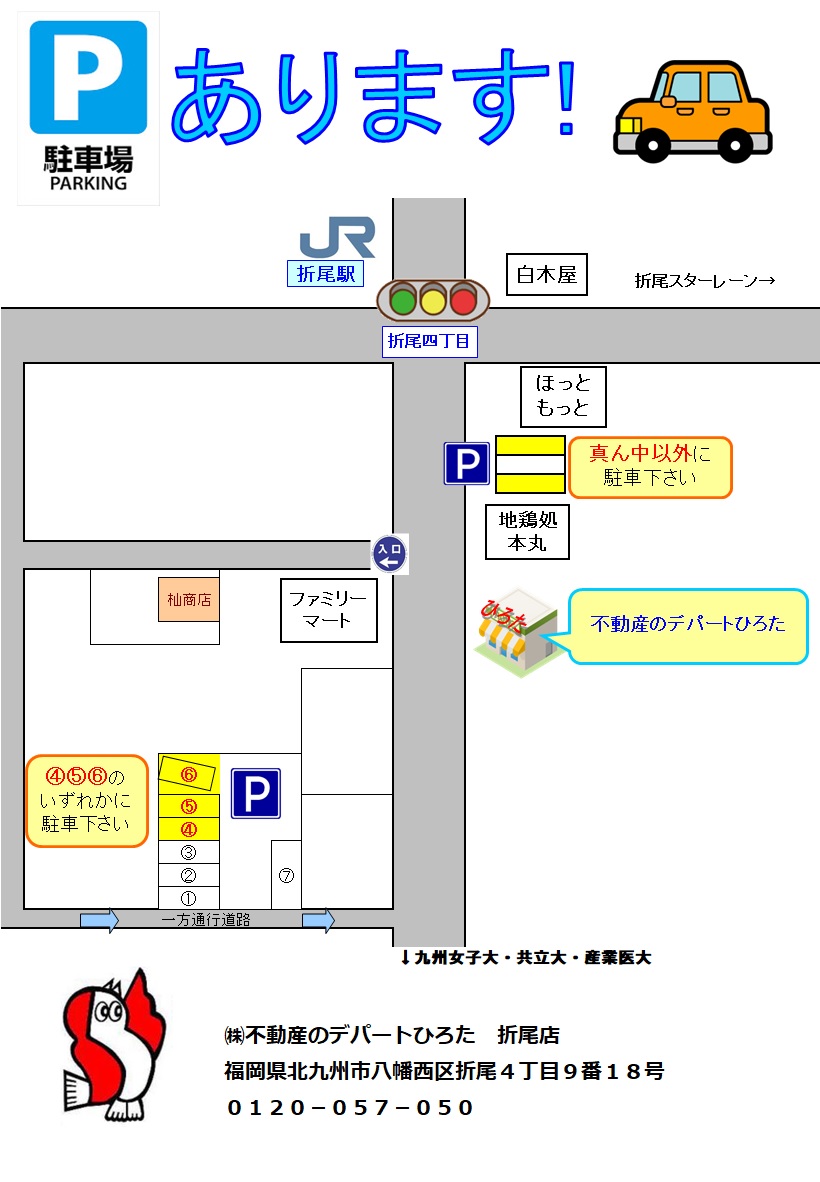 駐車場はこちら
